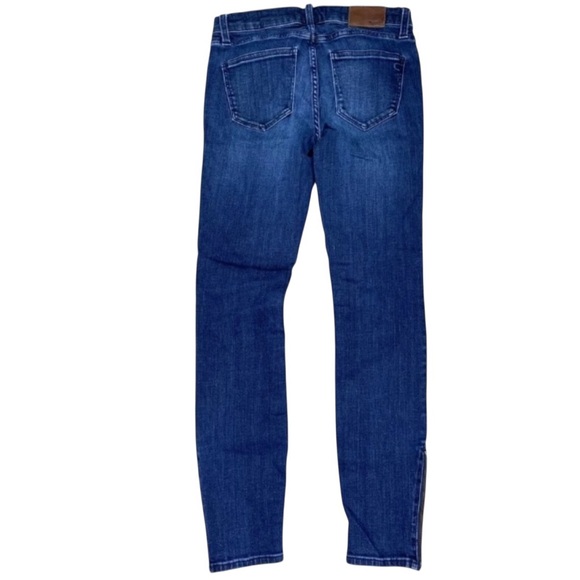 MADEWELL Skinny Skinny Ankle Zip Denim Jeans - Picture 4 of 6